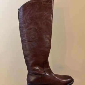 Franco Sarto Brown Leather Boots